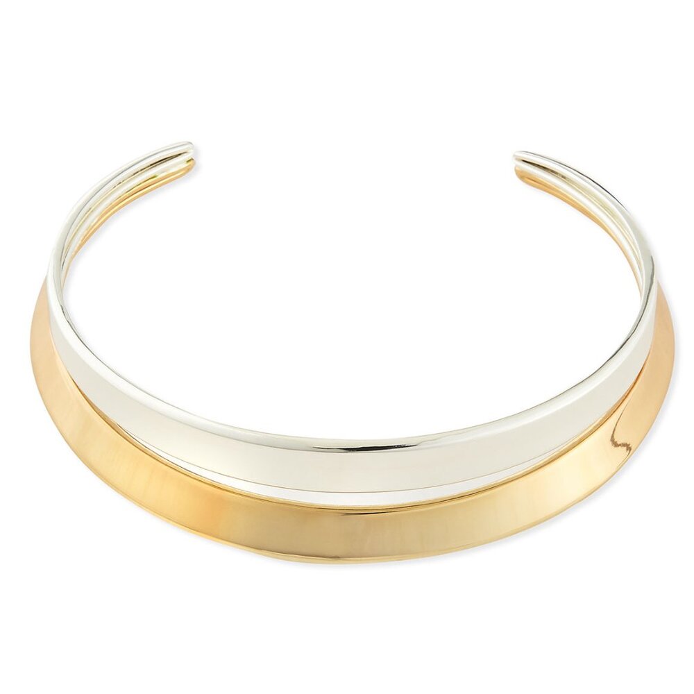 Robert Lee Morris Two-Tone Collar Necklace